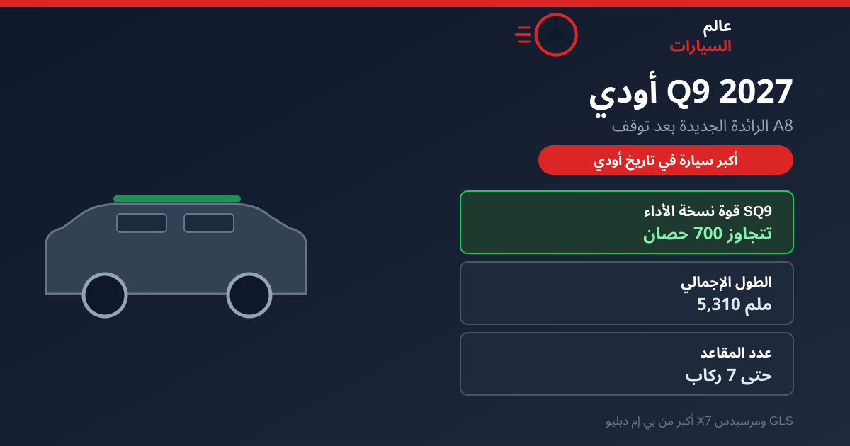 أودي Q9 2027